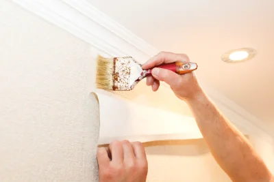 Pose de papier peint à Noyarey — revêtements muraux et toiles de verre